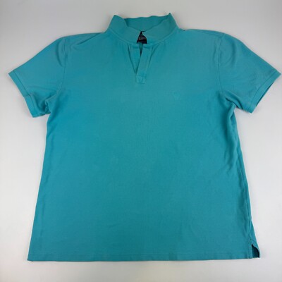 Vilebrequin Mens Size 2XL Pullover Golf Polo Blue Popped Collar Logo