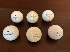 Vintage Spalding Golf Balls