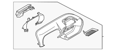 Genuine Ford Cluster Bezel M1PZ-78044D70-BE