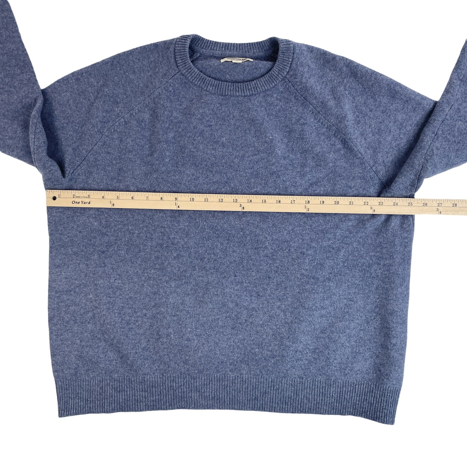 Goodthreads Blue 100% Lambswool Pullover Crew Nec… - image 7