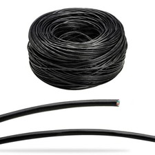 External CAT6 Outdoor UTP LAN Network Patch Raw Ethernet Cable Black 50-305m Lot