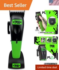 Professional Barber Hair Clippers - 7500 RPM with Custom Grips and Guide Combs