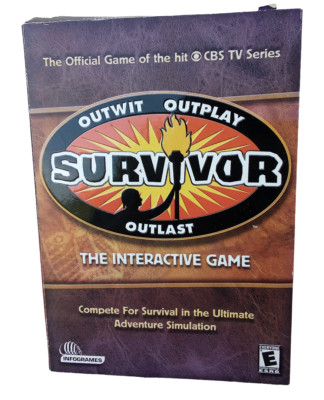 Survivor: The Interactive Game (PC, 2001) **BOX SHIPPING**