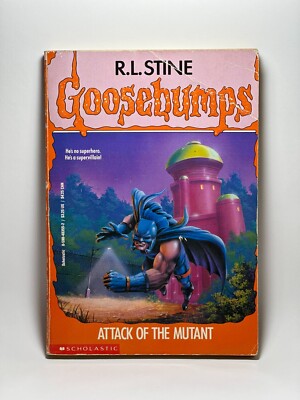 2nd Print #25 Attack of the Mutant Goosebumps Book Original Series RL Stine 1994