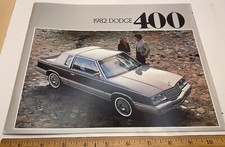 1982 DODGE 400 All Body Styles 14 Page 11x9” Sales Brochure Folder XLNT-NM
