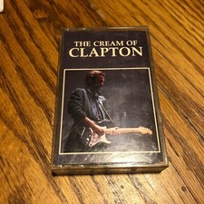 Eric Clapton The Cream of Clapton Cassette Tape