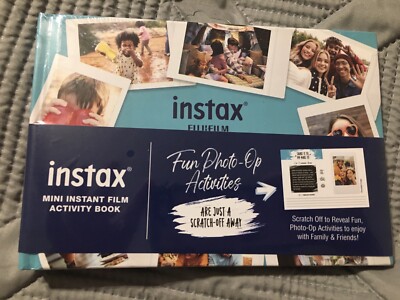 New Instax Fujifilm Mini Instant Film Scratch Off Activity Book Photo Fun 5 X 7