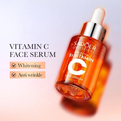 6pcs/Set SADOER Vitamin C Skin Care Sets Face Cream Facial