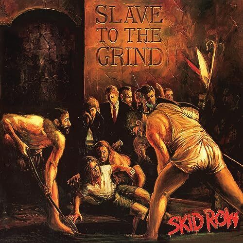 Skid Row Slave To The Grind (Orange & Black Marble) Records & LPs New