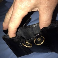 BALENCIAGA PARIS vintage KEY , BILL , zipper CARD Holder NEW From Estate