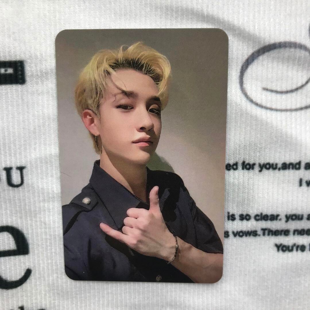 Stray Kids Bang Chan Photo Card YELLOW WOOD Special TAIWAN Limited