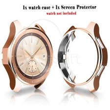 Tempered Glass Screen Protector TPU Case for Samsung Gear S3 Frontier/Classic US