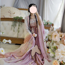 Chinese Hanfu Dress Carnival Cosplay Costume Ancient Traditional Dance Dress