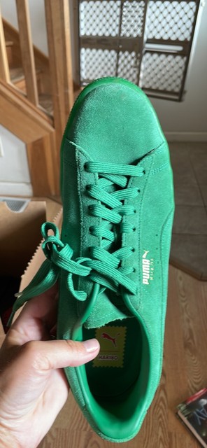 puma suede amazon green