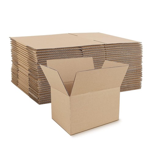 100 Pack 6x4x4 Inches Shipping Boxes Corrugated Boxes Small Paper Boxes Mailers