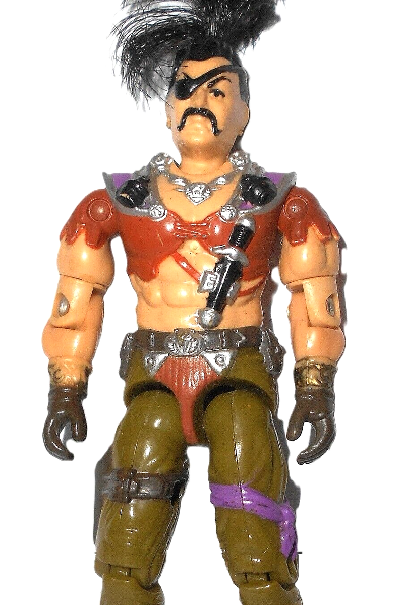 GI Joe vintage 1987 ZANZIBAR dreadnok air skiff pilot complete