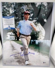 Tom Hanks Signed Photograph 11x14 Forrest Gump Autographed Beckett COA