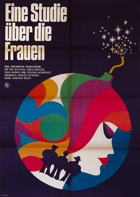 Original (1968) DDR Filmplakat | Eine Studie über Frauen