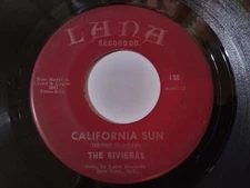 The Rivieras - California Sun VG- Original 45RPM LANA 136 Record 1963 SURF ROCK