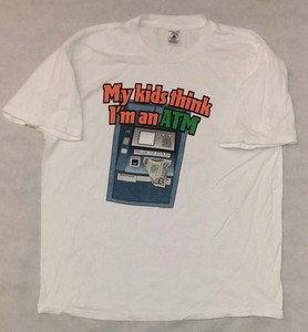 details about delta pro weight my kids think i m an atm bank of dad men s sz xl t shirt
