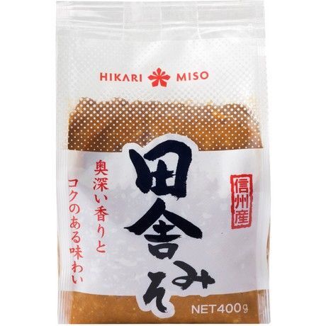 HIKARI MISO Inaka Suppen-Paste, rot 400g | DUNKEL Misopaste | Miso Suppe | Japan