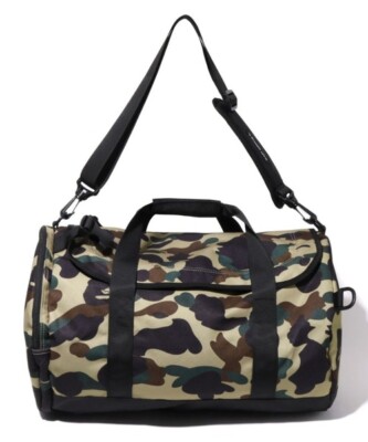 a bathing ape 3way トラベルバッグ Bargain Price A BATHING APE Bag Boston Bag 1ST CAMO 3WAY BAG Kids