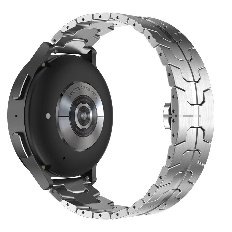 20/22 毫米不锈钢表带 适用于三星 Galaxy 3 4 GEAR S3 Active2 表带 — 第 2/4 张图片