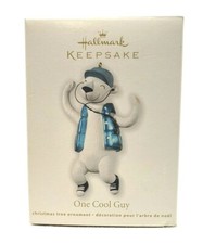 2012 Hallmark Keepsake Polar Bear Ornament One Cool Guy