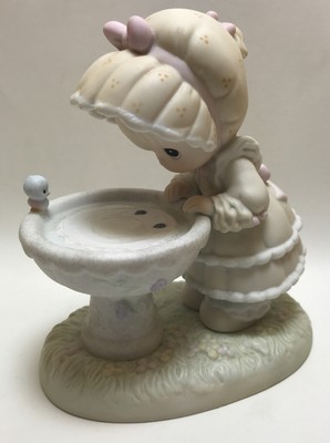 Precious Moments A REFLECTION OF HIS LOVE 1990 Statue Figure 6''x 5''