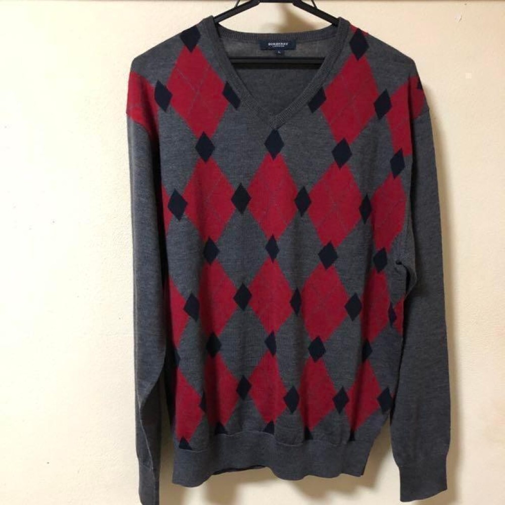 Burberry knit sweater Men's Fashion from Japan