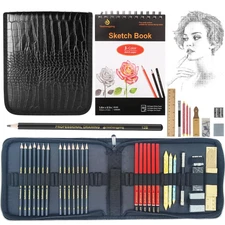 31 Pack Drawing Pencils Sketch Pencil Art Supplies Set for Adults Beginners A...