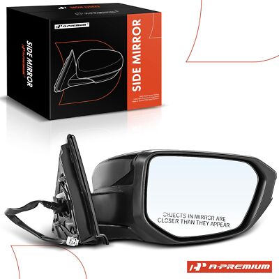 A-Premium Black Power Mirror w/ 3Pins Passenger Side for Honda Civic 2016-2021