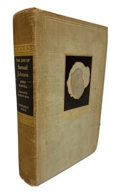 THE LIFE OF SAMUEL JOHNSON -BOSWELL -1945- Signed by Gordon Ross- 176/1000 copy