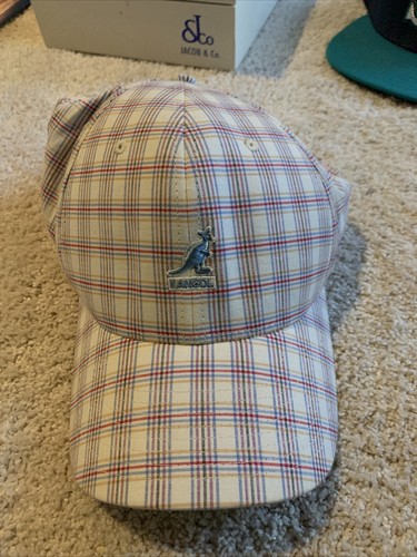 Kangol Plaid Hat Stretch Flex Fit L XL 