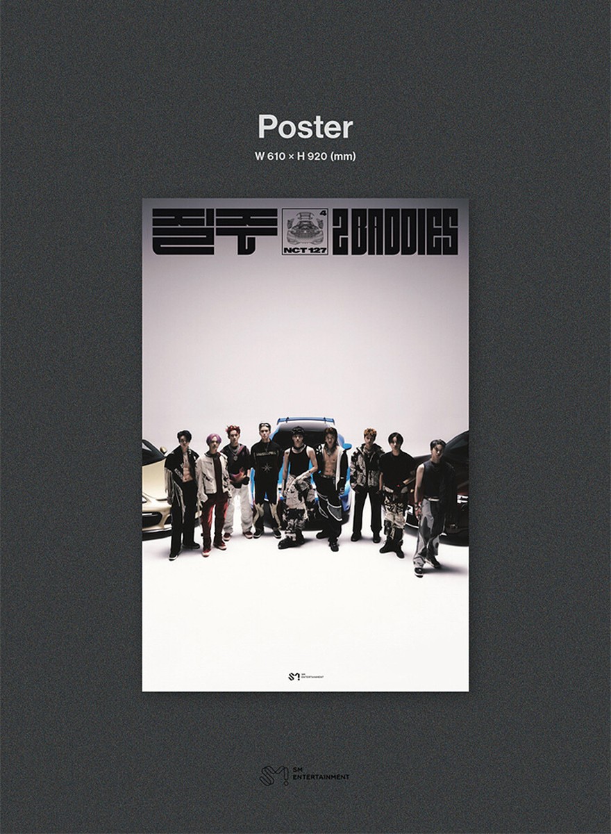 NCT 127 질주 2 BADDIES 4th Album DIGIPACK Ver CD+POSTER+PhotoBook+