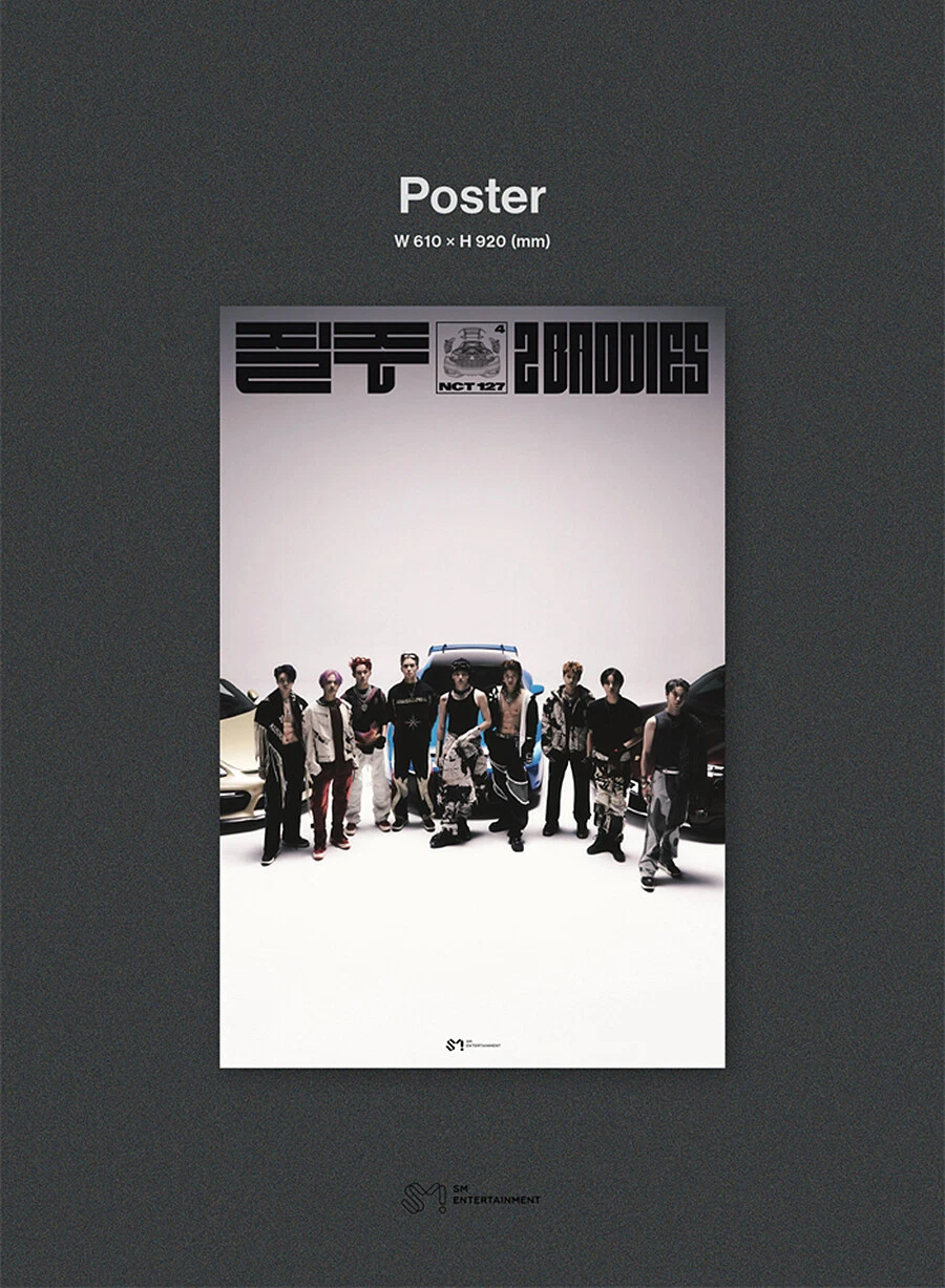NCT 127 질주 2 BADDIES 4th Album DIGIPACK Ver CD+POSTER+PhotoBook+