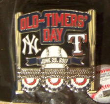 2017 NY New York Yankees Rangers Old Timers Day pin Yankee Stadium MLB c46351