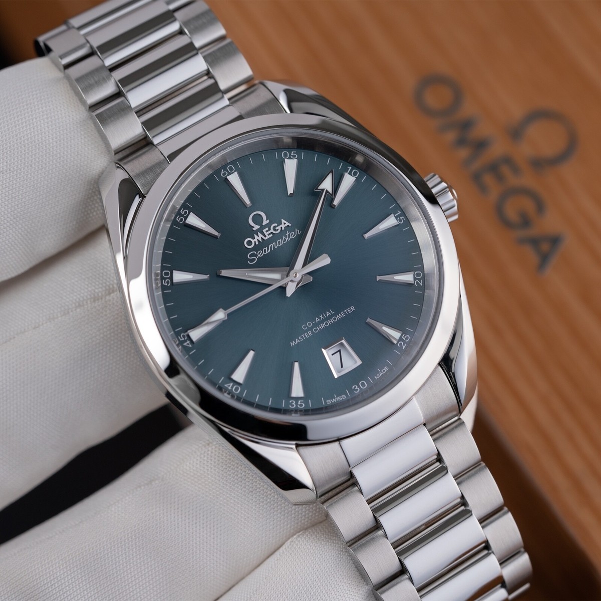 NEW 2025 Omega Seamaster Aqua Terra Atlantic Blue 38mm 220.10