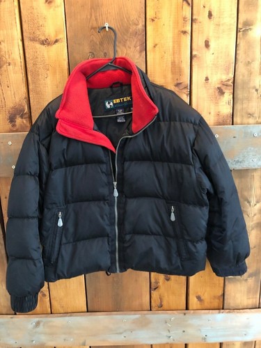 Vtg EbTek Eddie Bauer Black / Red Nylon 