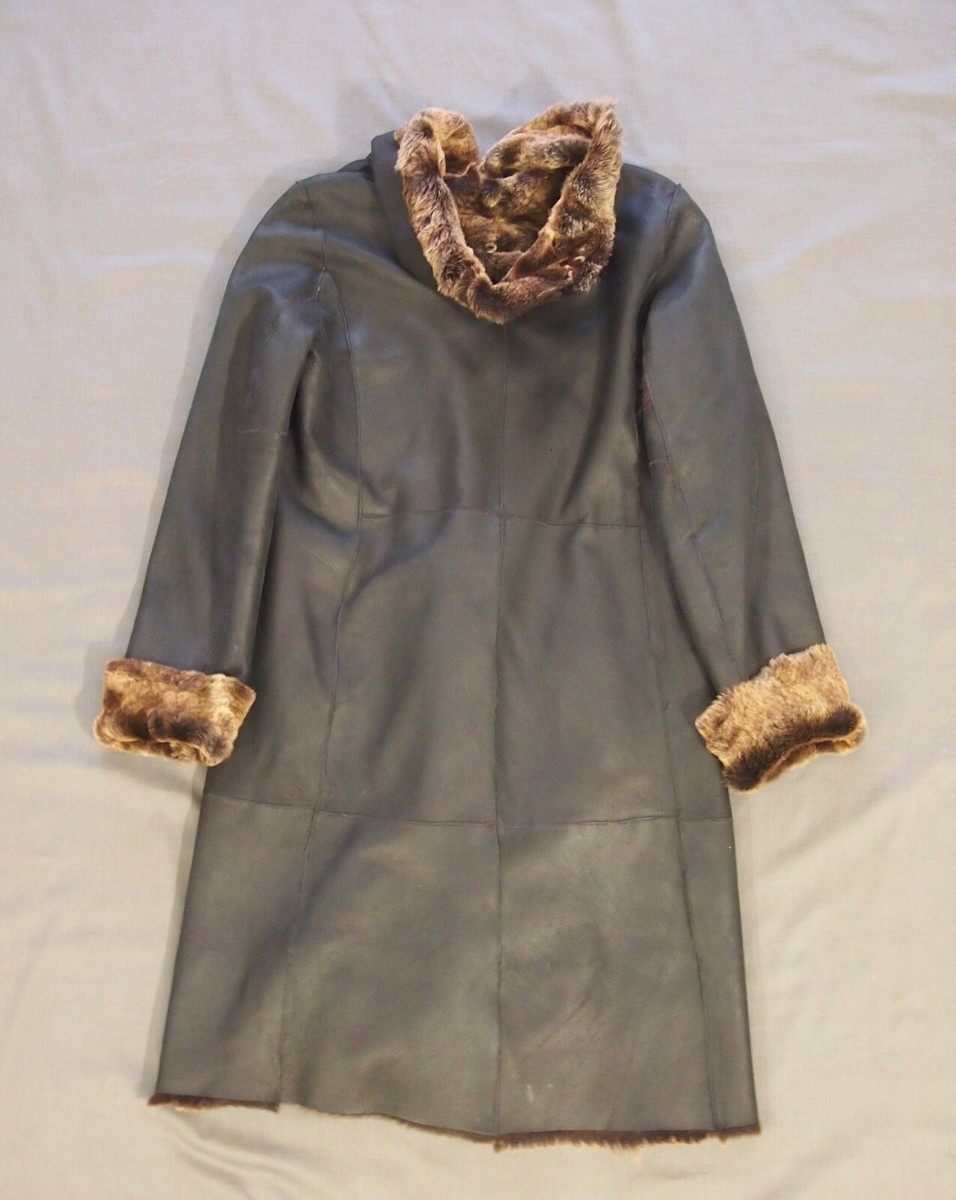 France Pap Kik Toscana Lamb Sheepskin Shearling Mouton Fur Long