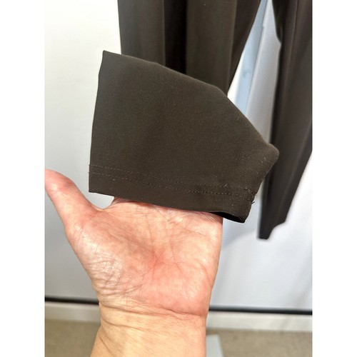 Pantaloni elasticizzati leggeri SYMPLI da donna tagliati vita alta marroni taglia 14 - Foto 4 di 5