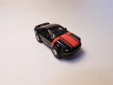 AUTO WORLD  FORD MUSTANG GT FB SLOT CAR with Running T-Jet Chassis  BLACK 