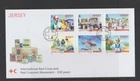Jersey 2013 International Red Cross & Red Crescent Movement FDC as scan