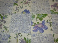 9 YDS FLORAL PATCHWORK 100 COTTON DRAPERY UPHOLSTERY FABRIC FOR LESS