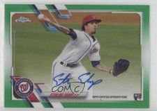 2021 Topps Chrome Rookie Green Refractor 99/99 Sterling Sharp #RA-SSH Auto 0c2