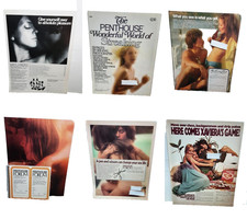1974 Adult Print Ad Advertising Lot of 6 Diff...