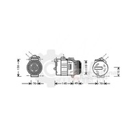 Kompressor Klimaanlage FüR BMW 5Er Touring 530D 525D