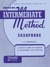Rubank Intermediate Method: Saxophone by Joseph E. Skornicka (English) Paperback