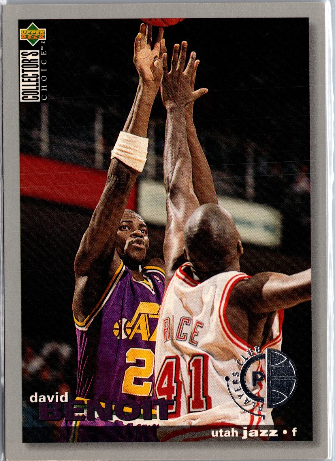 1995-96 Collector's Choice #137 David Benoit Player's Club
