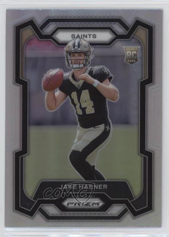 2023 Panini Prizm Rookies Silver Prizm Jake Haener #374 19fe